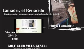 HUGO LAMADRID PRESENTAR SU LIBRO EN VILLA GESELL